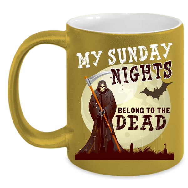 My Sunday Nights Coffee Mug, Funny Saying Coffee Cup