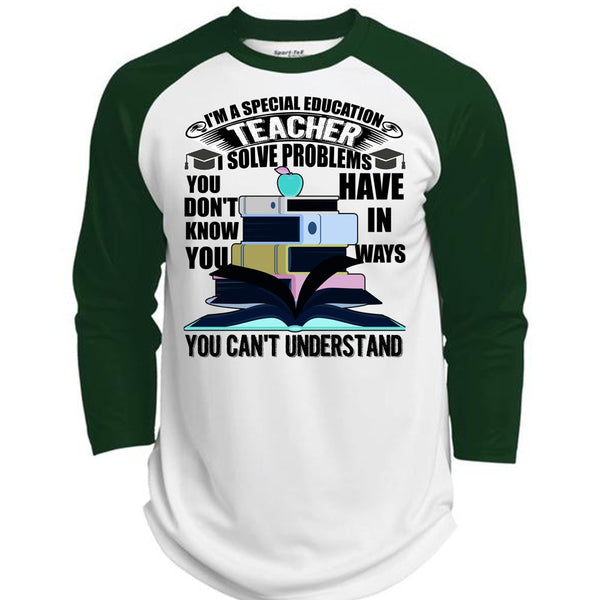 I'm A Special Education Teacher T Shirt, I Love Teaching T Shirt, Awesome T-Shirts  (Polyester Game Baseball Jersey)