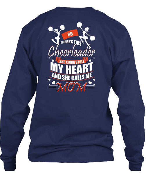 She Calls Me Mom T Shirt, There's This Cheerleader T Shirt