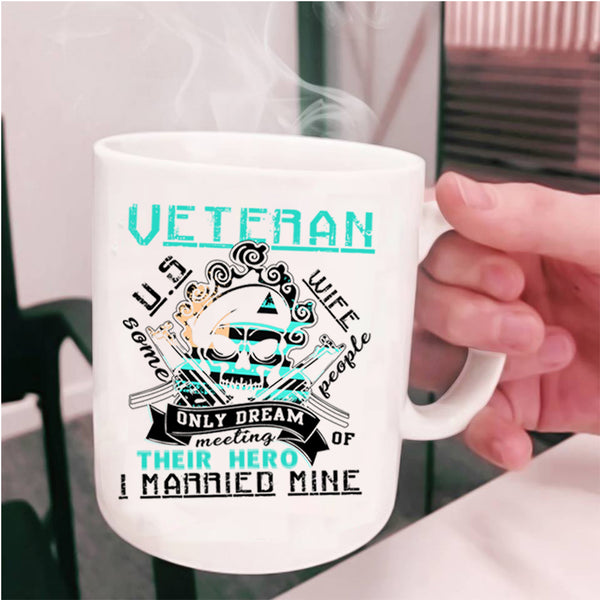 Awesome Veteran's Wife Coffee Mug, U.S Veteran's Wife Cup
