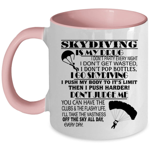 I Go Skydiving Coffee Mug, I Love Skydiving Accent Mug