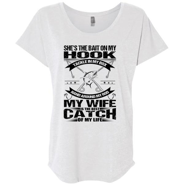 She's The Bait On My Hook T Shirt, I Love Fish T Shirt, Awesome T-Shirts