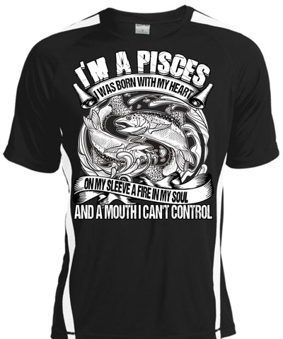 A black t-shirt with the shopify logo