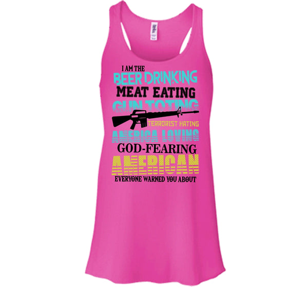 I'm The Beer Drinking T Shirt, God Fearing American Tank Top