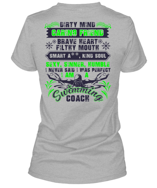 I Am A Swimming Coach T Shirt, I Love Swimming T Shirt