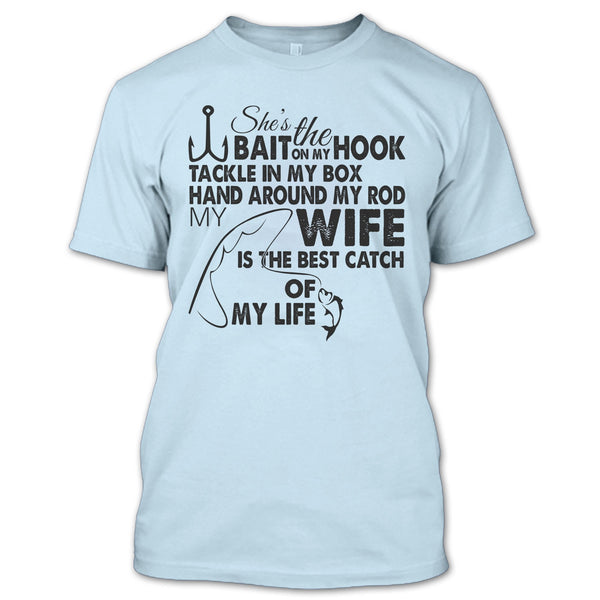 A black t-shirt with the shopify logo