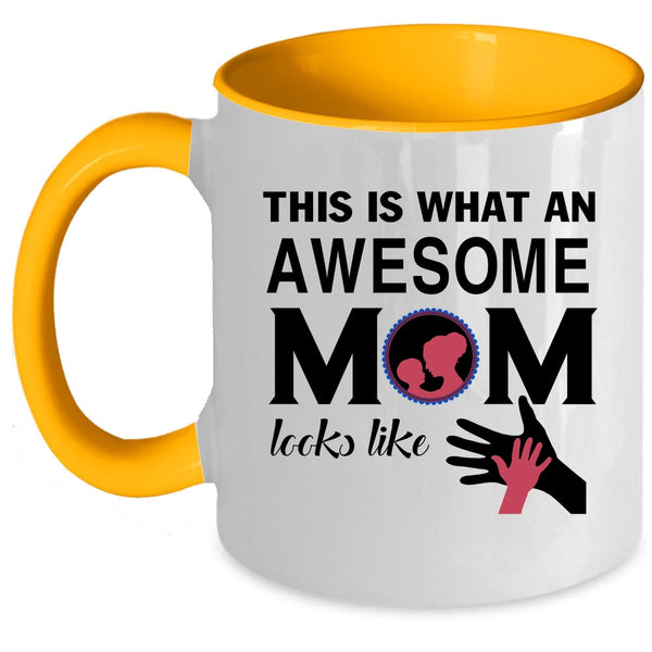 Funny Gift For My Mommy Coffee Mug, Because I'm The Mom Accent Mug