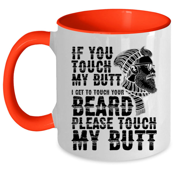 Funny Gift For My Daddy Coffee Mug, Funny Bearded Men Accent Mug