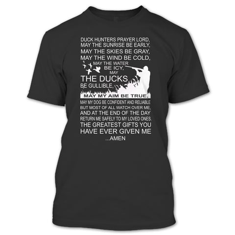 A black t-shirt with the shopify logo