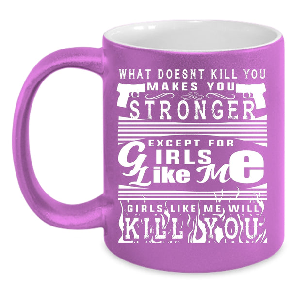 Strong Girls Coffee Mug, Awesome Gift For My Wife Coffee Cup