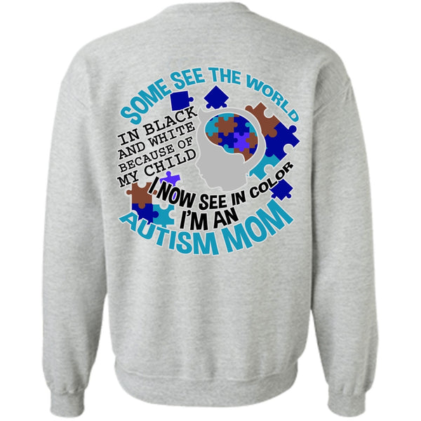 I Love Mom T Shirt, I'm An Autism Mom Sweatshirt