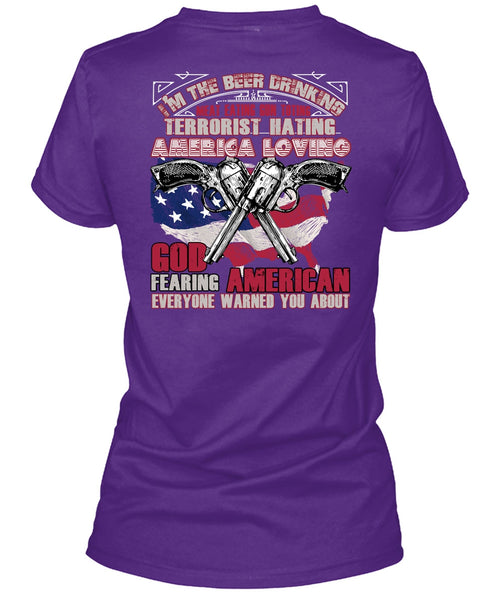 God Fearing American T Shirt, Being A Veteran T Shirt