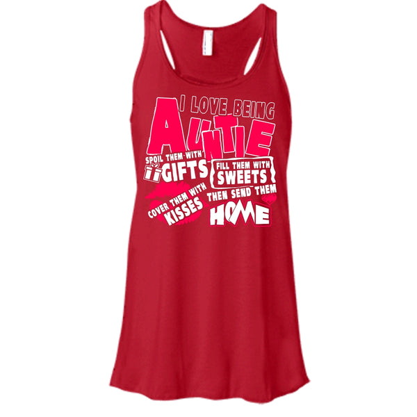 I Love Being Auntie T Shirt, I Am A Aunt Tank Top