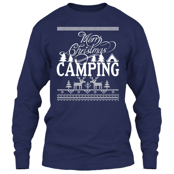 Merry Christmas Camping T Shirt, Coolest Camper T Shirt