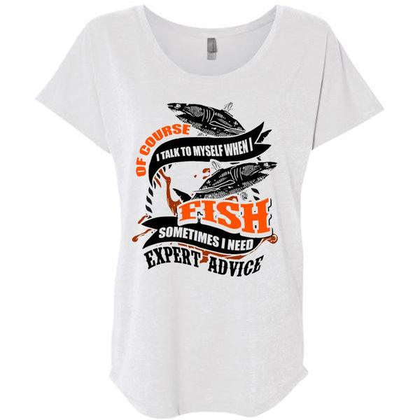 I Talk To Myself When I Fish T Shirt, I Love Fishing T Shirt, Awesome T-Shirts