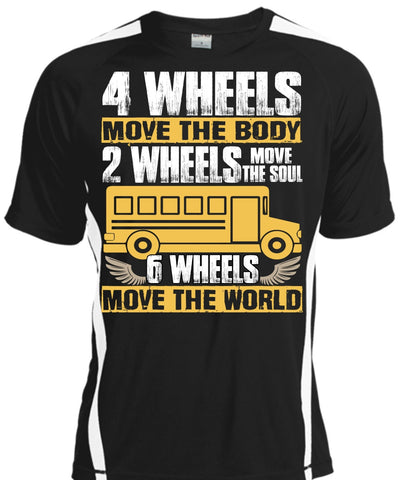 A black t-shirt with the shopify logo