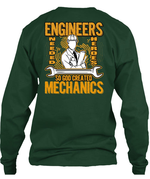 God Created Mechanics T Shirt, I Love Mechanic T Shirt