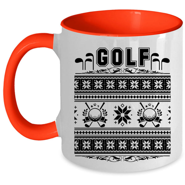 Christmas Gift For Golfer Coffee Mug, Golf Accent Mug