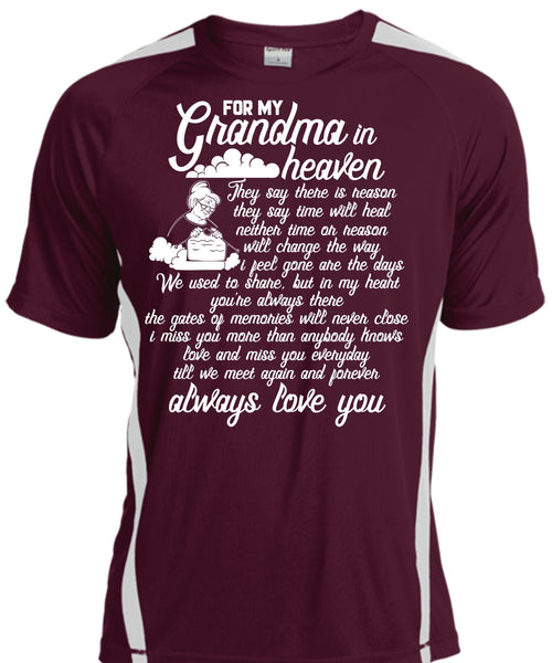 For My Grandma In Heaven T Shirt, Love You T Shirt, Cool Shirt