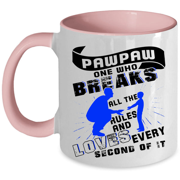 Cool Gift For Papa Coffee Mug, Pawpaw Accent Mug