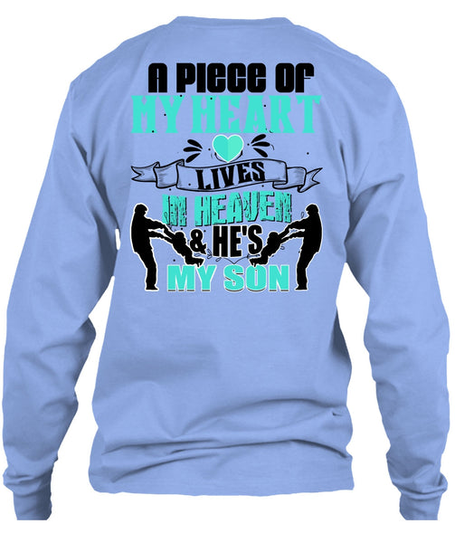 My Heart Lives In Heaven T Shirt, I Love Son T Shirt