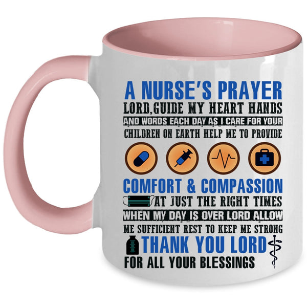 Cool Nurse's Prayer Coffee Mug, A Nurse's Prayer Accent Mug