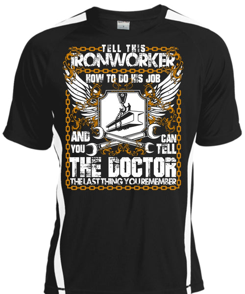 A black t-shirt with the shopify logo