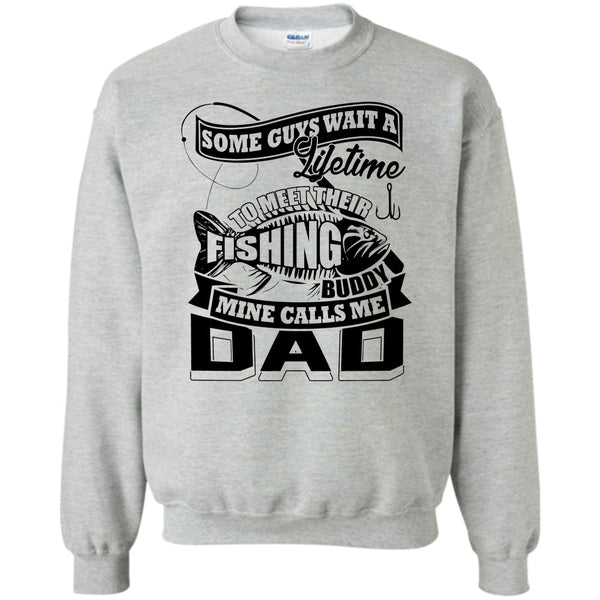 Coolest Fishing Dad T Shirt, Their Fishing Buddy Sweatshirt