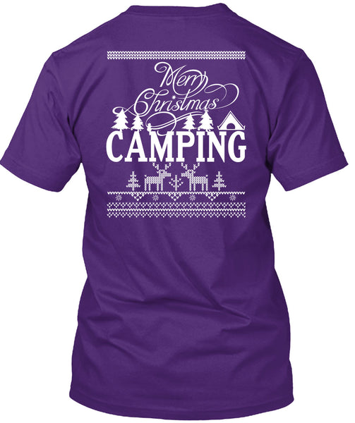 Merry Christmas Camping T Shirt, This Girl Loves Christmas T Shirt
