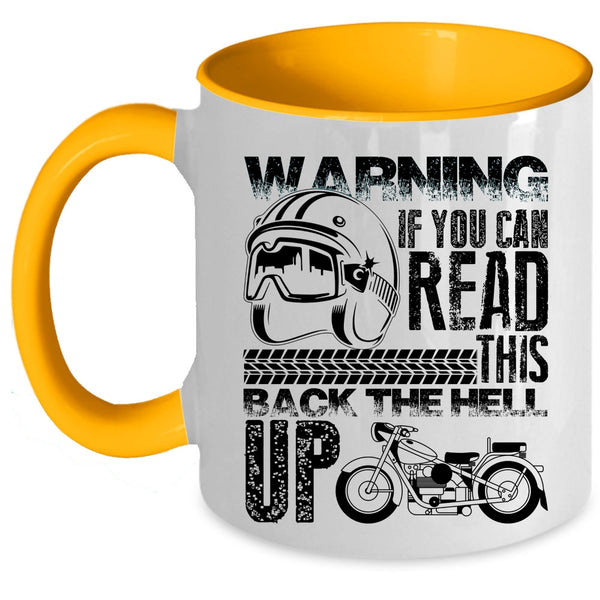 Funny Gift For Bikers Coffee Mug, Cool Motorcycles Accent Mug