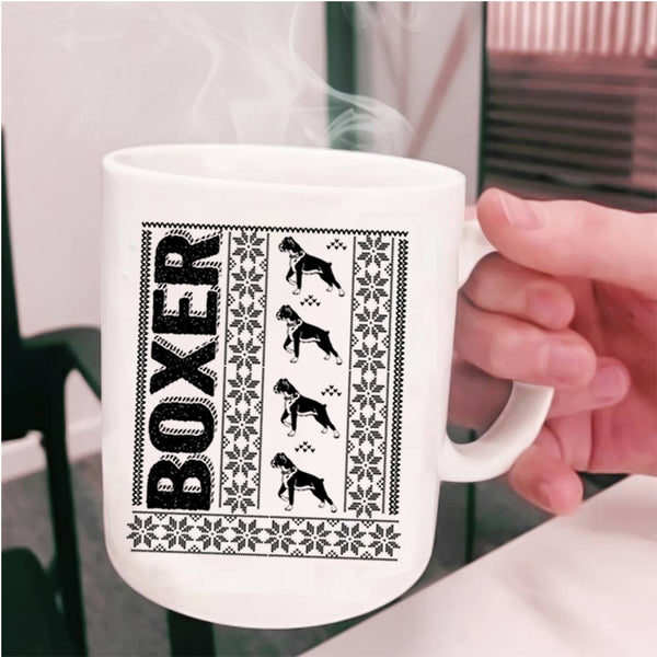 Christmas Gift For Daughter Coffee Mug, Cute Boxer Cup