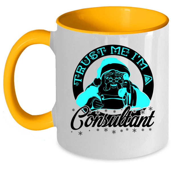 Awesome Christmas Coffee Mug, I'm A Consultant Accent Mug