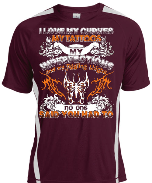 I Love My Curves My Tattoos T Shirt, My Favorite T Shirt, Cool Shirt