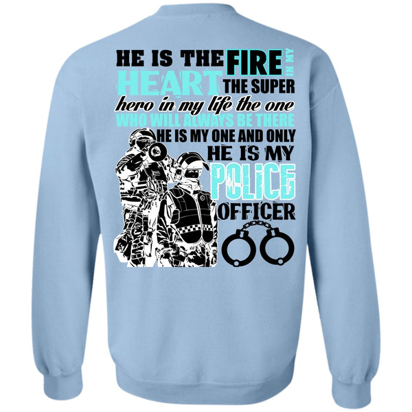 I Love Police T Shirt, He Is My Police Officer Sweatshirt