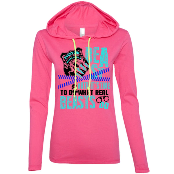 It's Time To Do What Real Beasts Do T Shirt, I Love Police T Shirt, Awesome T-Shirts