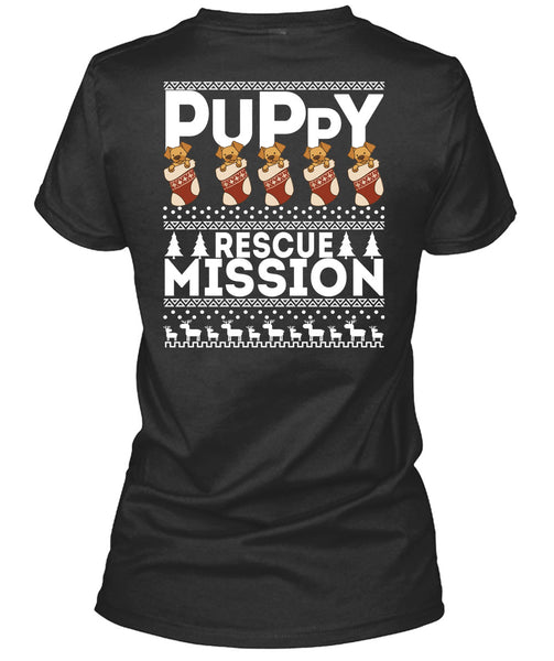 Puppy Rescue Mission T Shirt, This Girl Loves Christmas T Shirt