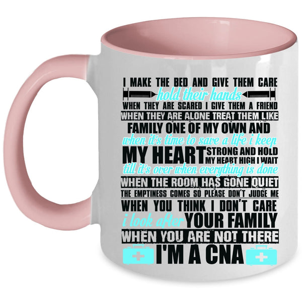 Funny Gift For Nurses Coffee Mug, I'm A CNA Accent Mug