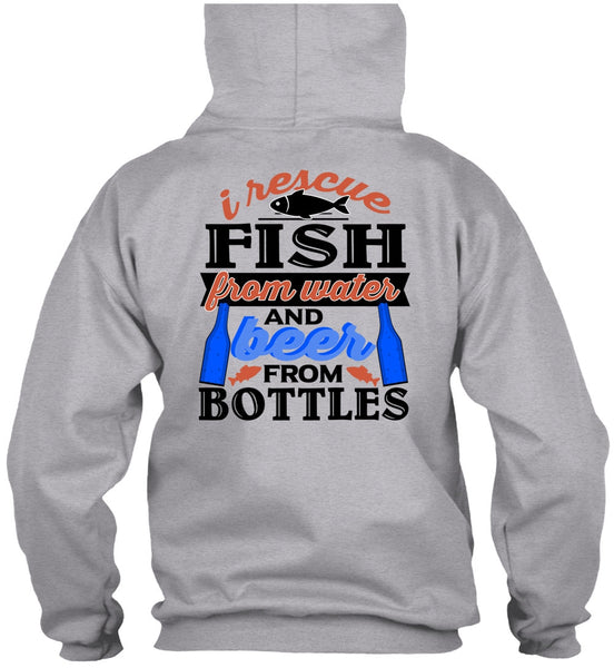 I Rescue Fishing From Water T Shirt, Being A Fisher T Shirt