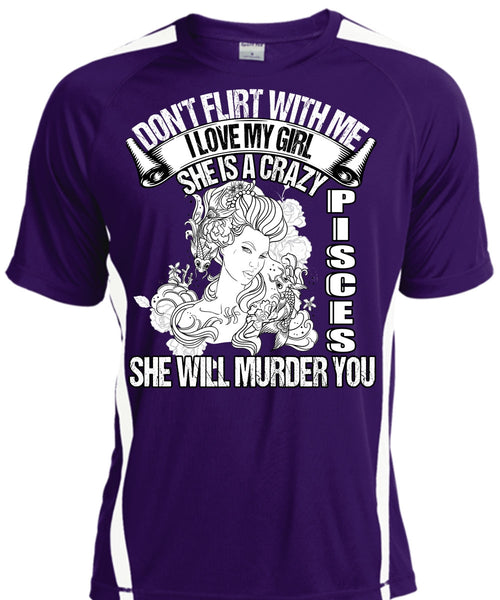 She Is A Crazy Pisces T Shirt, I Love My Girl T Shirt, Cool Shirt