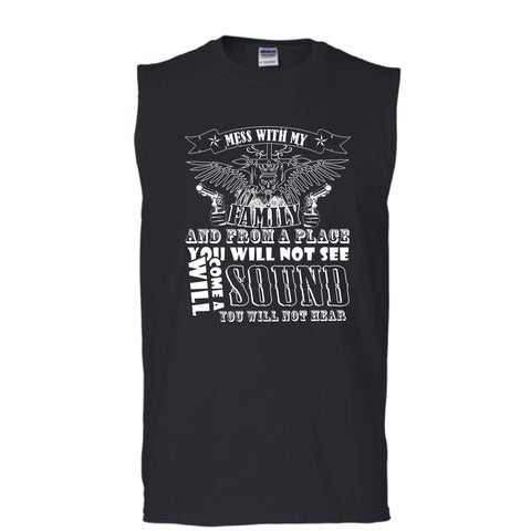 A black t-shirt with the shopify logo