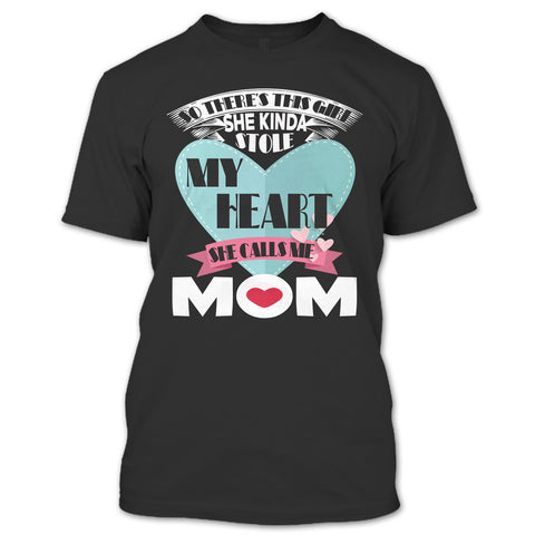 A black t-shirt with the shopify logo
