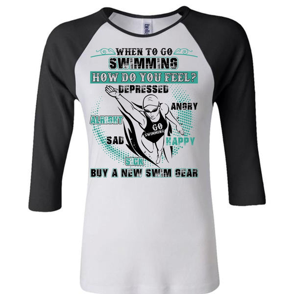 When To Go Swimming T Shirt, I Love Swimming T Shirt, Awesome T-Shirts