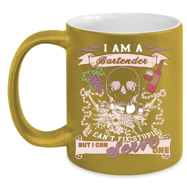 I Am A Bartender Coffee Mug, Cool Gift For Bartender Coffee Cup