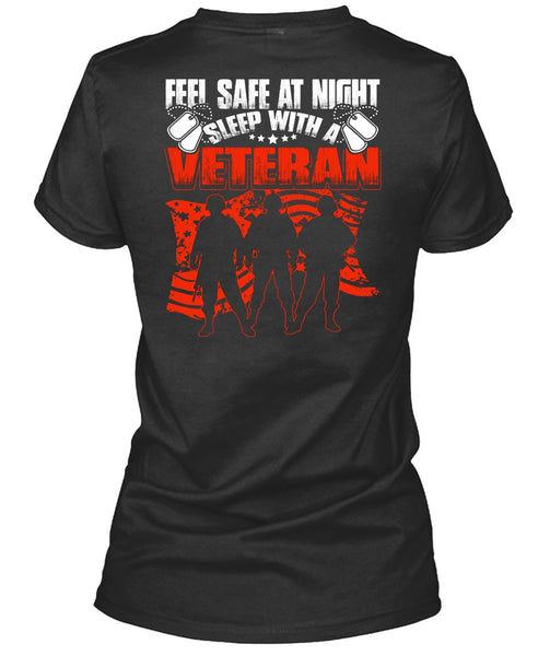 Sleep With A Veteran T Shirt, Being A Veteran T Shirt