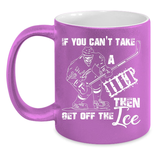 Cool Ice Hockey Coffee Mug, Funny Hockey Player Coffee Cup