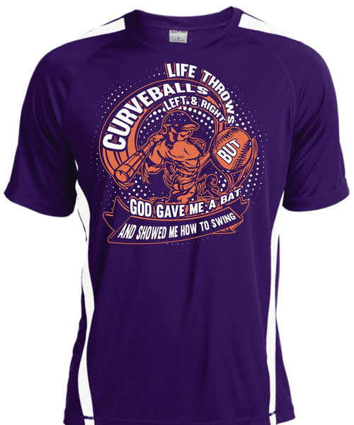 Life Throws Curveballs T Shirt, God Gave Me A Bat T Shirt, Cool Shirt