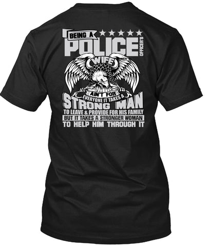 A black t-shirt with the shopify logo