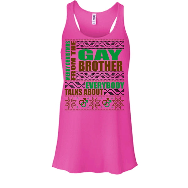 Merry Christmas From The Gay brother T Shirt, Gift For Gay Brother T Shirt, Awesome t-shirts