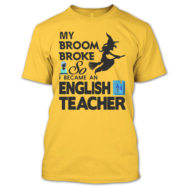 My Broom Broke T Shirt, Happy Halloween Day T Shirt