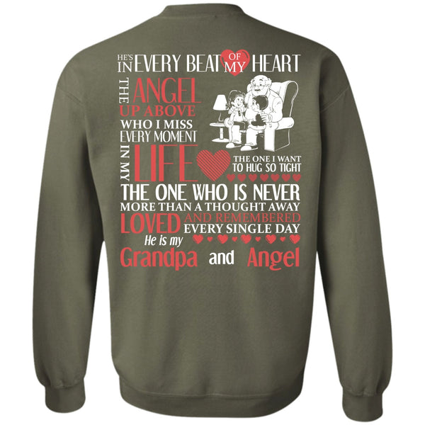 Beat Of My Heart T Shirt, I Love Grandpa Sweatshirt